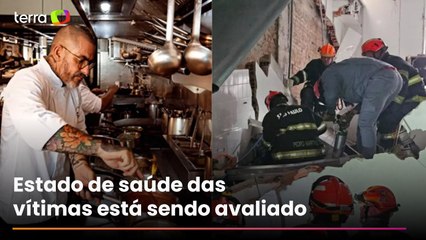 Desabamento de teto de restaurante do chef Henrique Fogaça, em São Paulo, deixa vítimas soterradas