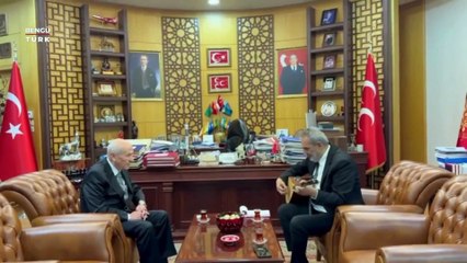 Yavuz Bingöl'den Bahçeli'ye 'cemevi' ziyareti