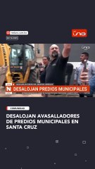 Desalojan avasalladores de predios municipales en Santa Cruz