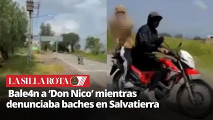 As3sin4n en vivo a ‘Don Nico’, el hombre que denunciaba baches en Salvatierra, Guanajuato