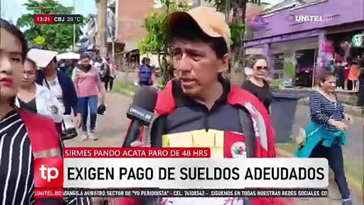 Médicos de Pando realizan paro de 48 horas por salarios adeudados