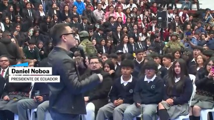 NO USAR Daniel Noboa sobre ataque a su caravana