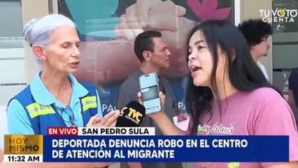‘Traía mi cadenita de oro’: hondureña deportada denuncia robo en centro migrante