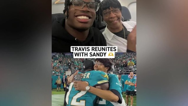 Heartwarming moment NFL star reunites with lady he met on plane in viral moment
