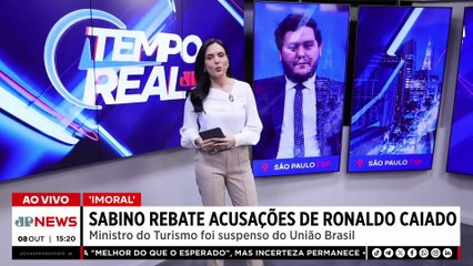 Celso Sabino rebate Caiado: ‘Só respondo quando ele bater 1,5 nas pesquisas’ | TEMPO REAL