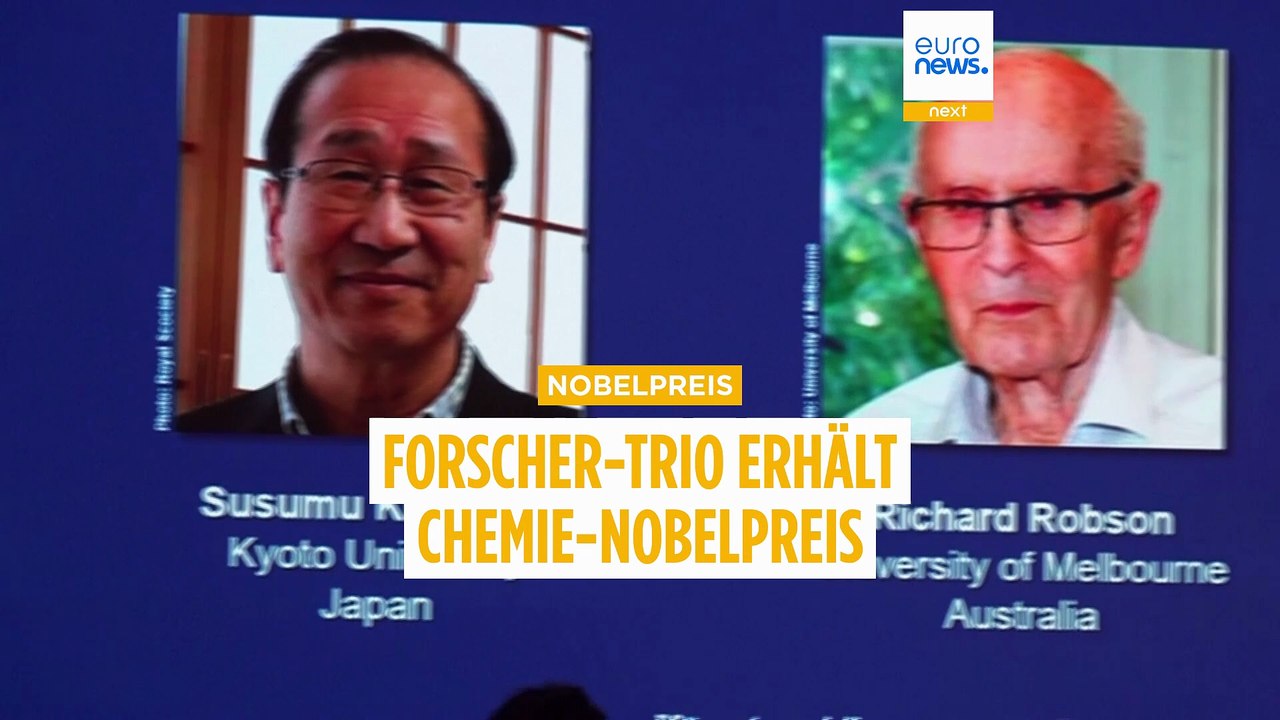 Forscher-Trio erhält Chemie-Nobelpreis
