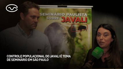 Controle populacional do javali é tema de seminário em São Paulo