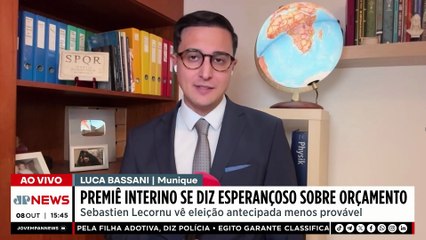 Primeiro-ministro da França se diz esperançoso sobre orçamento | TEMPO REAL
