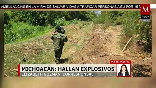 Ejército Mexicano asegura artefactos explosivos en Michoacán