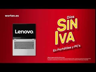 Días sin IVA en portátiles y ordenadores en Worten