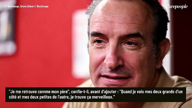 Mes deux grands d'un côté et mes deux petites de l'autre : Jean Dujardin parle de sa vie de papa et de ses filles qu'il a eues avec Nathalie Péchalat