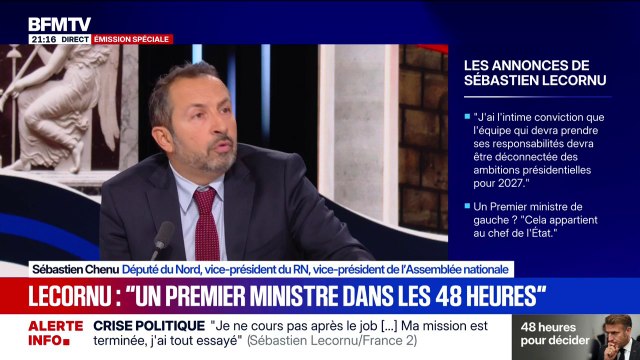 Un Premier ministre de gauche? C'est pas Olivier Faure, c'est Lara Fabian: j'y crois encore , raille Sébastien Chenu (RN)