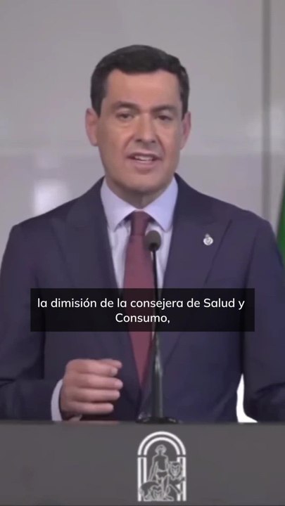 JUANMA MORENO anuncia la dimisión de su consejera por el escándalo de las MAMOGRAFÍAS