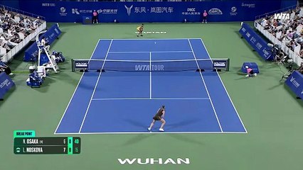 Linda Noskova VS Naomi Osaka | WTA Highlights | Round of 32 | Wuhan 2025
