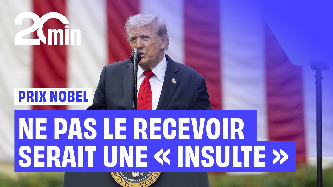Trump juge que ce serait une “insulte” de ne pas recevoir le prix Nobel de la paix