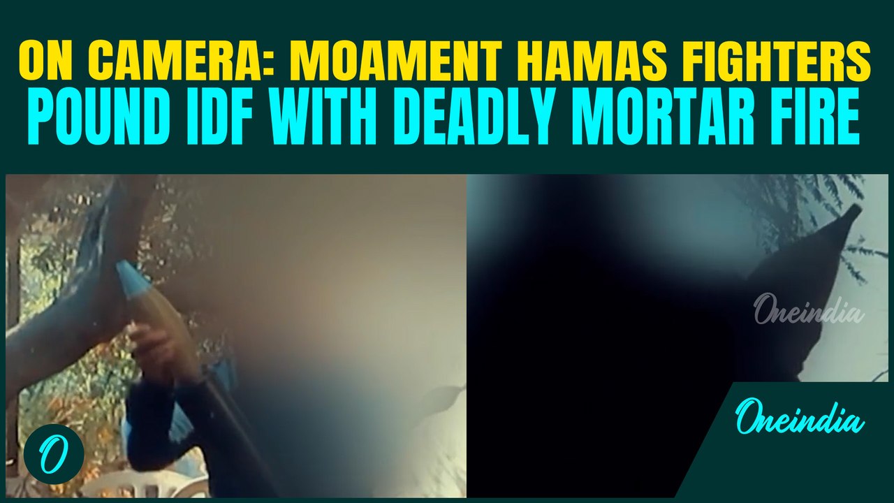 Hamas Vs IDF RAW FOOTAGE: Explosive Moment Al-Quds Fighters Launch Heavy Mortar Attack on IDF Troops
