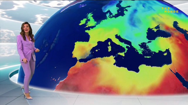 Daniela Prepeliuc - Météo Monde TV5 du 08/10/2025 - Gouttes Froides Orageuses (Méditerranée/Roumanie), Arrière-Saison Douce en France et Typhon au Japon 🌧️☀️🌀