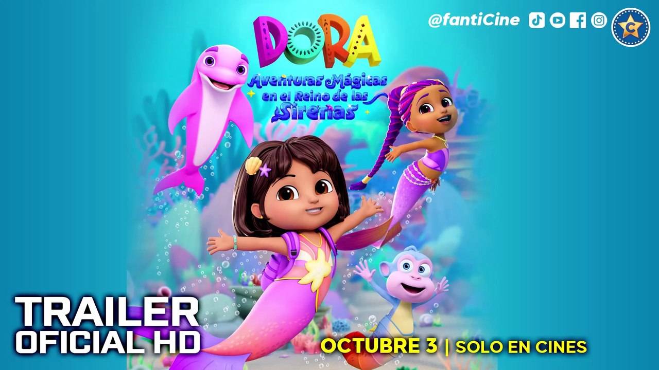 🎬Dora: Aventuras mágicas en el Reino de las Sirenas / Magic Mermaid Adventures | TRAILER ESPAÑOL