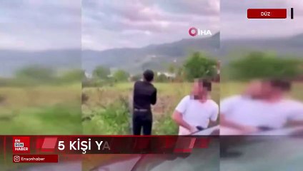 Düzce'de havaya ateş açan 5 kişi kıskıvrak yakalandı