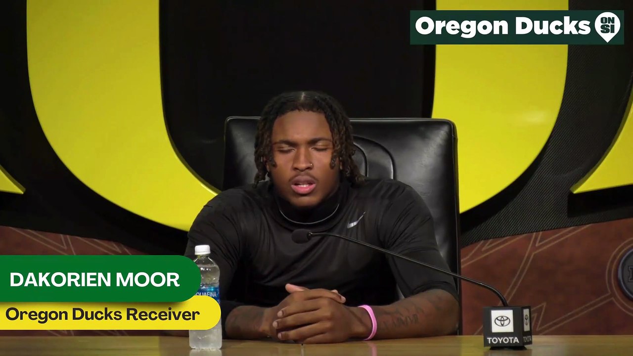 Oregon Freshman Dakorien Moore's Maturity Shines in First Interview