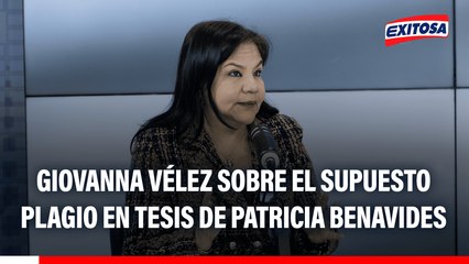 Abogada denuncia que Patricia Benavides plagió cerca de 30 páginas de un artículo suyo: "Incluso las conclusiones"