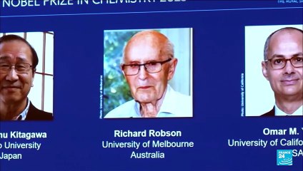 Nobel de Química 2025 para inventores de estructura "metal-orgánica"