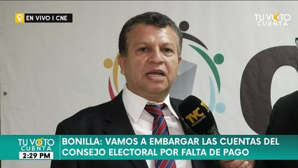 Apoderado legal de transportistas asegura que embargaran cuentas del CNE