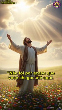 Não foi por acaso — ✝ — #Jovenspregadores #espiritualidade #Deus #motivacao #religiao #Fé #AmorDeCristo #Gratidão — @videosdealegria — By:RF® —