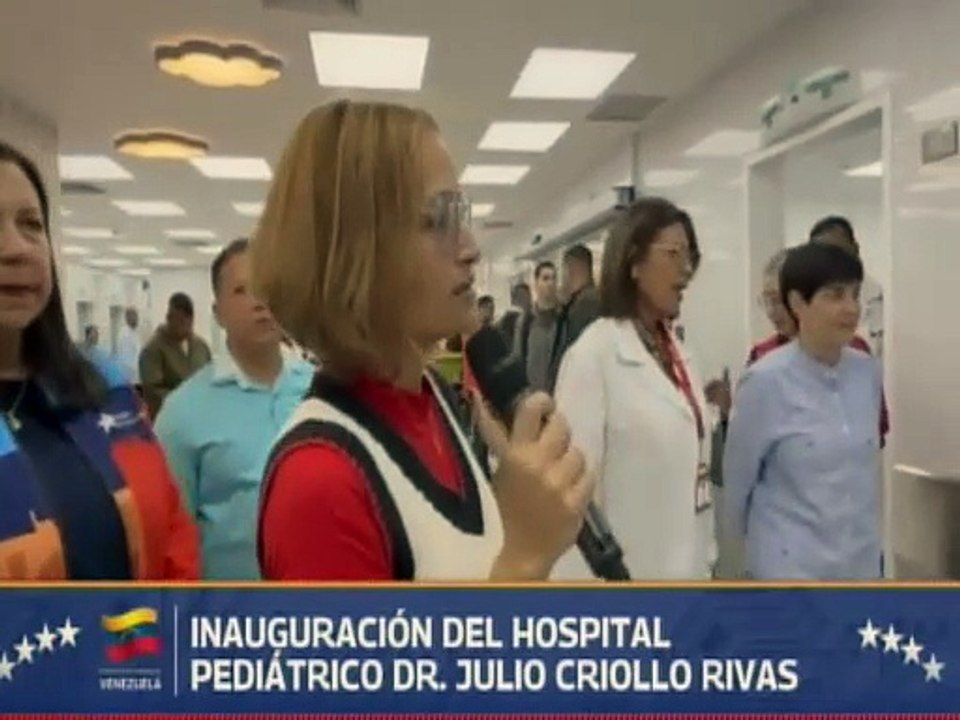 Presidente Nicolás Maduro recorre las instalaciones del Hospital Pediátrico Dr. Julio Criollo Rivas