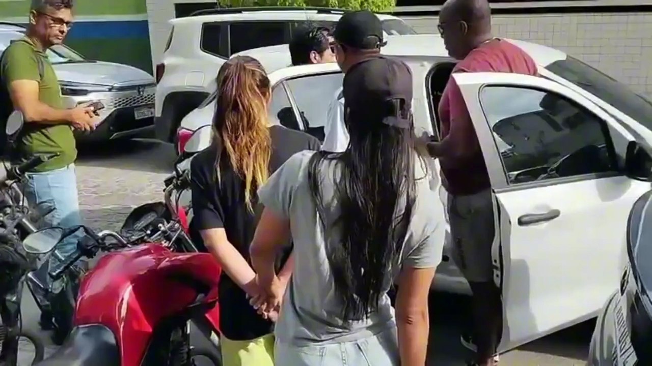 Veja o momento da prisão do casal acusado de aplicar golpes em revendedora de carros de luxo