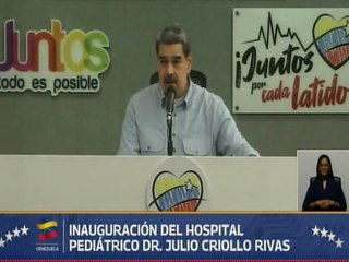 Presidente Maduro: El trabajo por la patria, la salud y la educación del pueblo nadie lo detiene