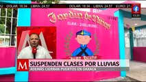 Las lluvias provocan la suspensión de clases en diversas zonas de Oaxaca