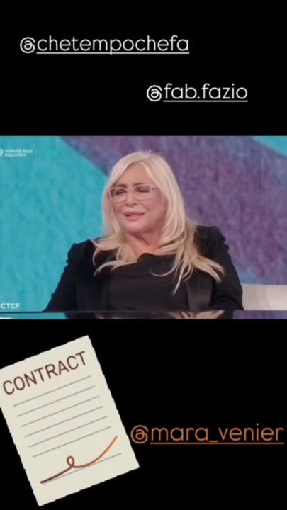 Mara Venier ospite a chetempochefa