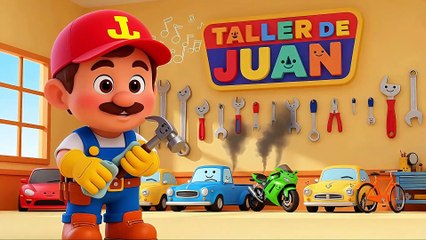 Juan el Mecánico 🧰 | Canción Infantil Divertida | Kindifatoy
