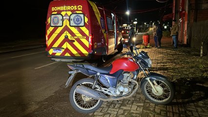 Motociclista sofre queda ao desviar de automóvel na Av. Piquiri