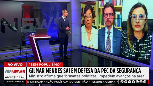 Gilmar Mendes defende PEC da Segurança Pública e crítica populismo sobre o tema