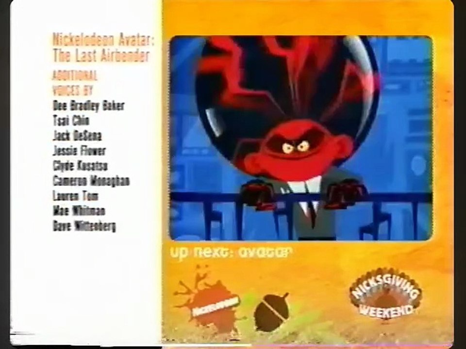 Avatar: The Last Airbender Nick Split Screen Credits