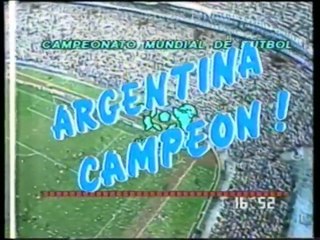 Comentarios y festejos Mundial 1986 - TV Argentina