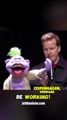 Peanut caught something in Denmark!Watch the full video on YT. 🔴Link in bio!#JeffDunham #Standu
