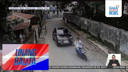 Huli-cam – 15-anyos na rider, sugatan matapos banggain ng kotseng kaniyang nasagi | Unang Balita