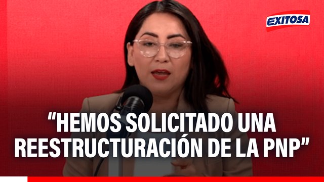 Congresista Kelly Portalatino sobre incremento de extorsiones: “Hemos solicitado una reestructuración de la PNP”