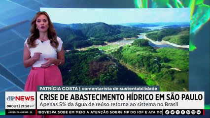 Apenas 5% de água de reúso retorna ao sistema no Brasil | JP Sustentável