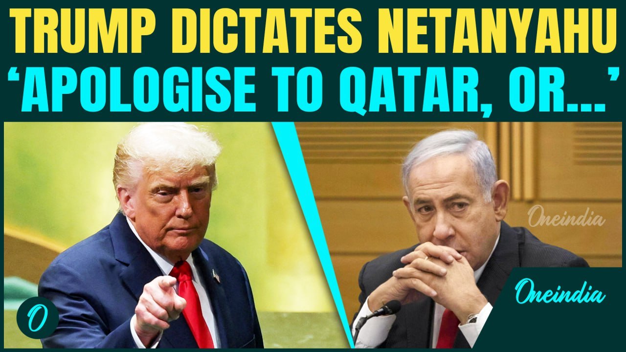 Trump’s Brutal Showdown: Israel PM Netanyahu Forced to Read Humiliating Qatar Apology Letter