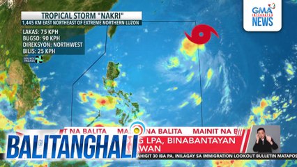 PAGASA - Bagong LPA, binabantayan malapit sa Palawan | Balitanghali
