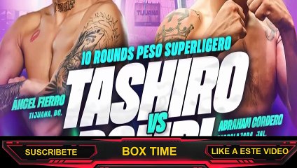 ESTO ES BOXEO NO PELEA DE MULAS LE RECLAMA LA AFICION A TASHIRO FIERRO POR TIRAR PATADAS Y LO SUSPENDEN
