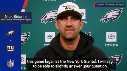 'I don't think that benefits me' - Sirianni talks short Eagles turnaround