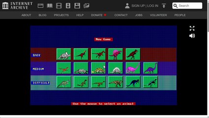 Dinosaur Predators (DOS) Spinosaurus Walkthrough