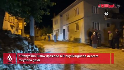 Kütahya'da 4.9 büyüklüğünde deprem! Deprem İstanbul'da da hissedildi