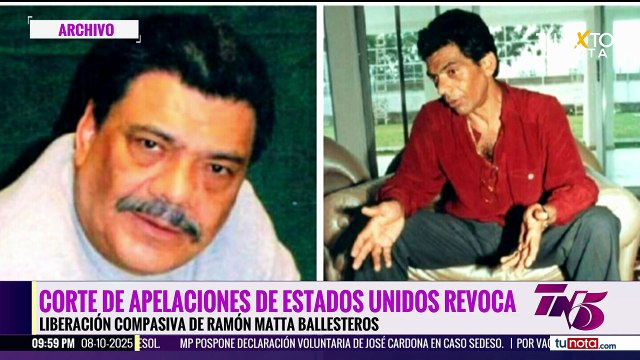 Corte de EE. UU. revoca liberación compasiva a favor de Ramón Matta Ballesteros
