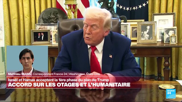 Donald Trump annonce que Israël et le Hamas ont accepté la première phase de son plan de paix : Je pense que les otages seront de retour lundi et cela inclura les corps des morts